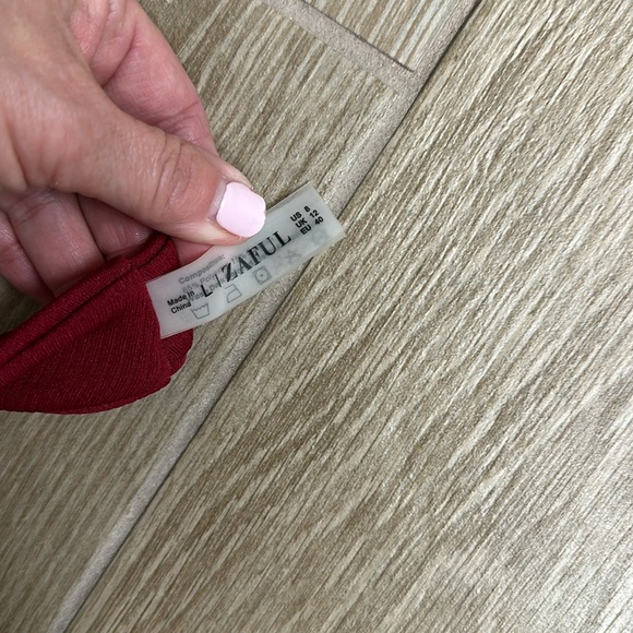 Zaful Red Bikini Bottom NWT - Picture 3 of 5